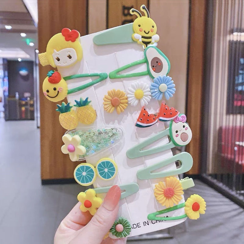 Kẹp Tóc Hình Trái Cây Dễ Thương Thời Trang Cho Bé Gái