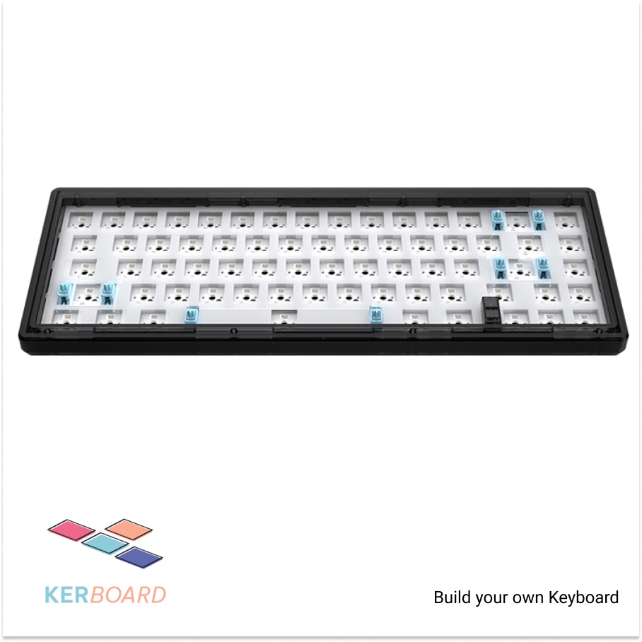 Kit bàn phím cơ GAS67 - bàn phím custom Gas 67 gasket mount