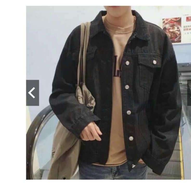 ÁO KHOÁC JEAN NAM ĐEN TRƠN FOME NHIỀU SIZE( CÓ NỮ ) 1931