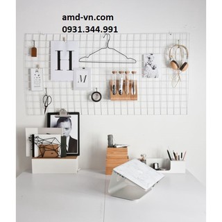 Khung Lưới Trang Trí (50 X 100) cm Dày 2,5 Li, 3,5 Li, Màu Trắng và đen