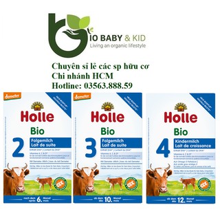 1 thùng sữa Holle 2, 3 hoặc 4 (600gx3)