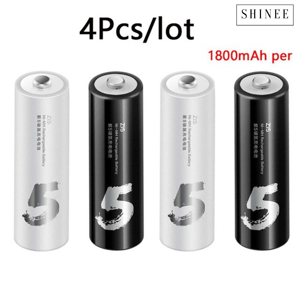 Pin tiểu sạc nhiều lần Xiaomi - Bộ 4 viên kèm hộp