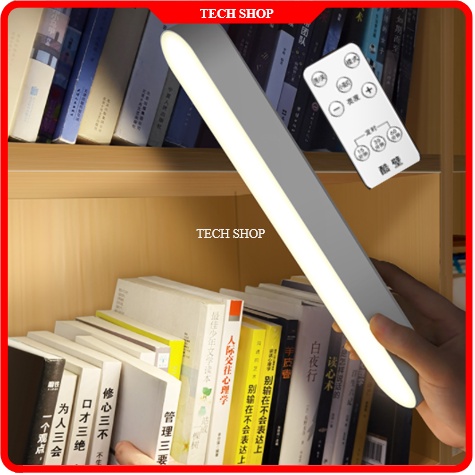 Đèn LED chống cận để bàn nút điều khiển cảm ứng đế dán, tích hợp pin lưu trữ khi mất điện, remote điều khiển từ xa