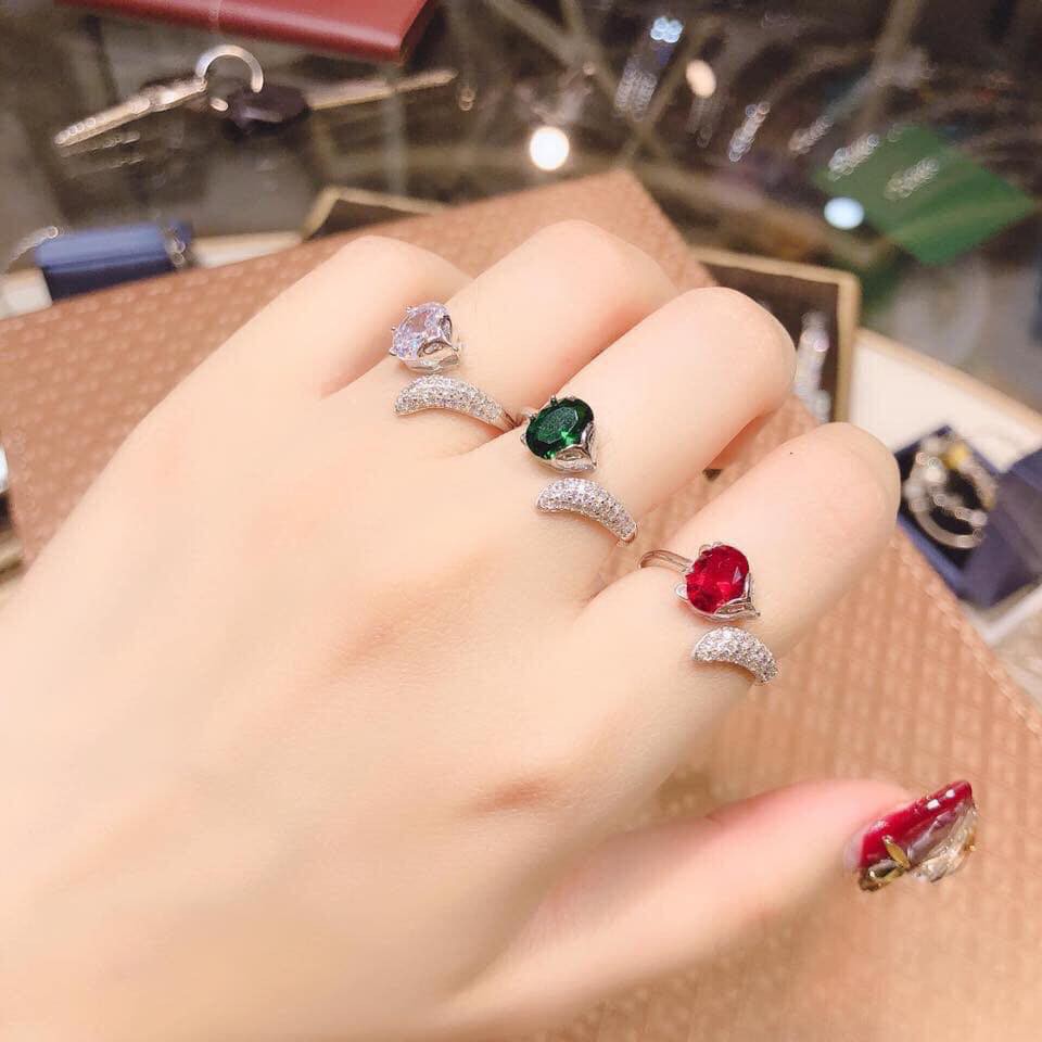 Nhẫn Hồ Ly Bạc Nguyên Chất