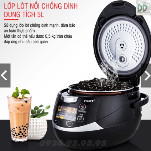 Nồi nấu trân châu tự động FEST 5L - Thiết bị dụng cụ máy móc pha chế