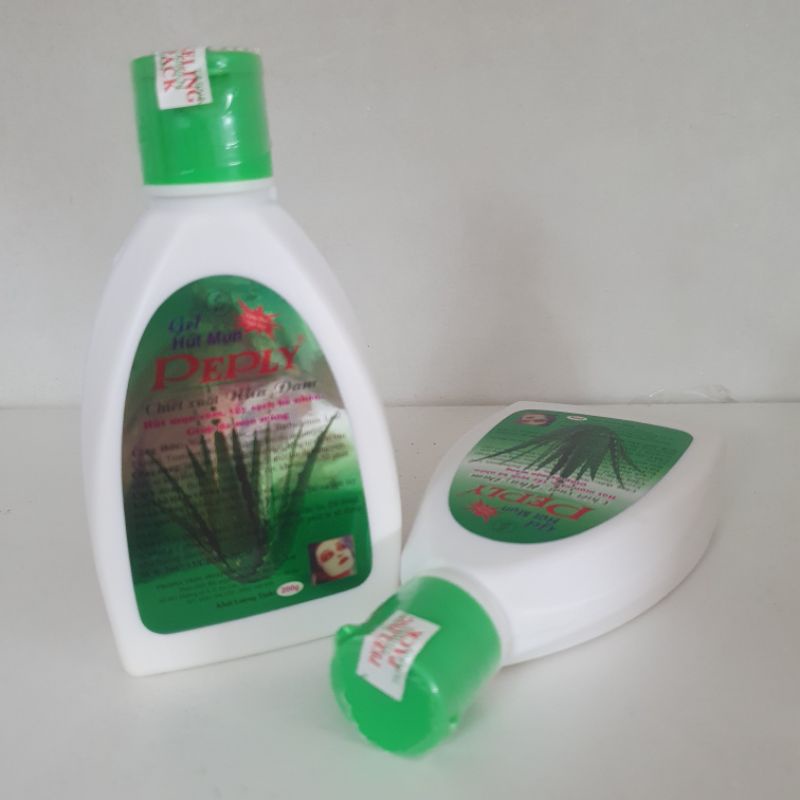 Gel hút mụn Peply nha đam lột sạch mụn siêu sạch 200gr