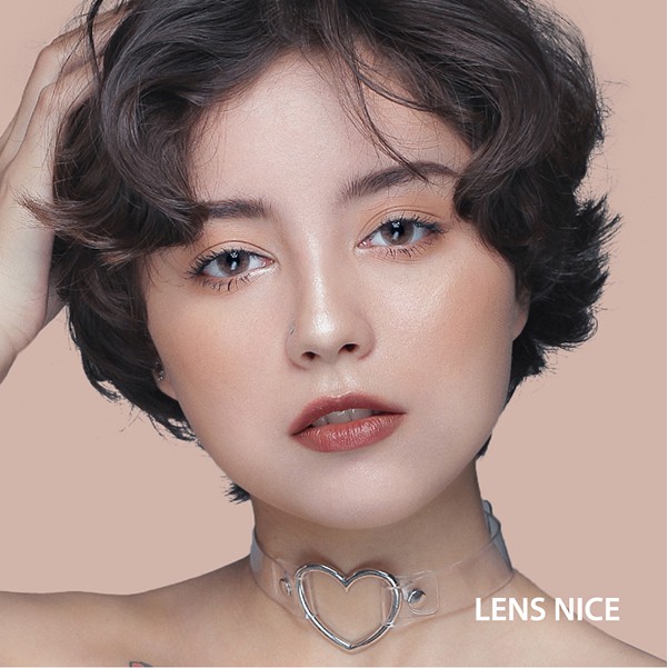 [Mã SKAMLTSM9 giảm 10% đơn 99K] Kính áp tròng LENS NICE FAKE ME HAZEL - Fake Me Collection 14,2mm