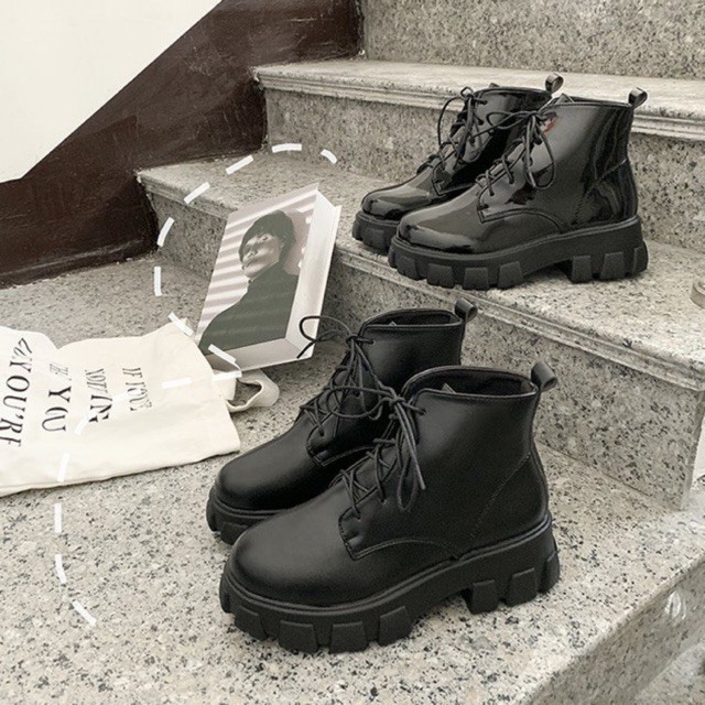 [ORDER]GIÀY BOOTS OXFORD ULZZANG ĐỘN ĐẾ CAO CỔ, THẤP CỔ BASIC - FORM TO HƠN 0,5 SIZE | BigBuy360 - bigbuy360.vn