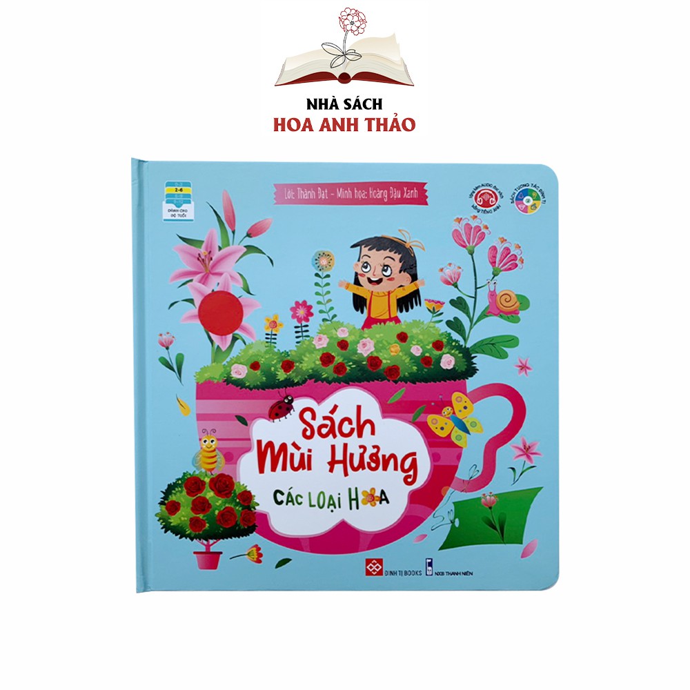 Sách - Mùi hương các loại trái cây và hoa kích thích khứu giác của trẻ (bộ 2 quyển) (Có file nghe)