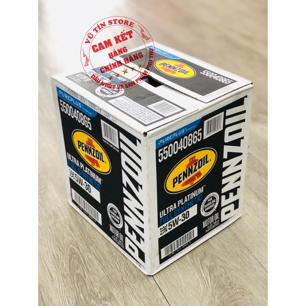 Thùng dầu động cơ tổng hợp Pennzoil Ultra Platinum 5W-30