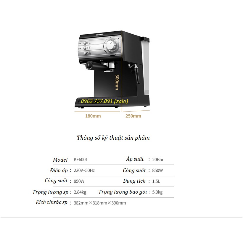 Máy pha cà phê tự động Donlim 6001