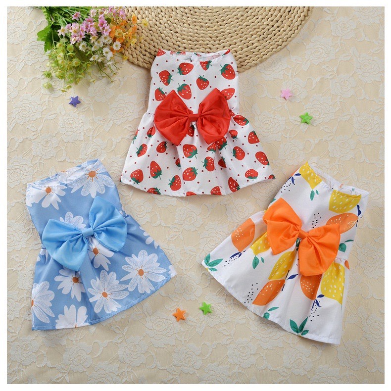 áo cho chó mèo VÁY cho thú cưng