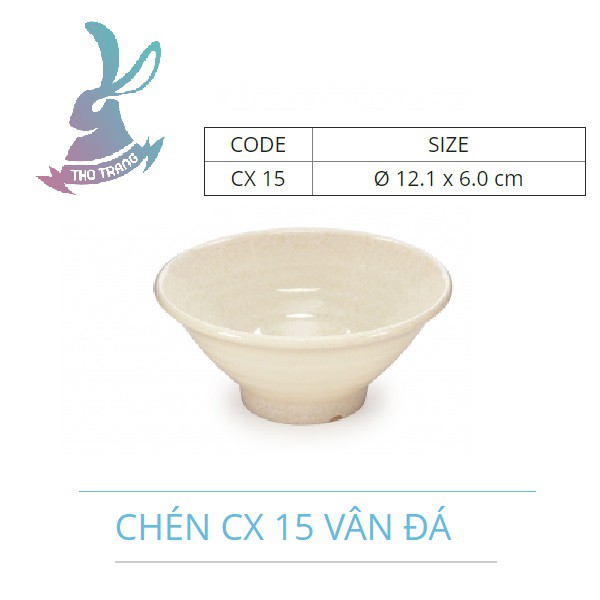 Tô Tam Giác Loe Ăn Cơm, Đựng Bún Mì Phở Vân Đá Trắng Nhựa Melamine Cao Cấp Fataco Việt Nam Đủ Size