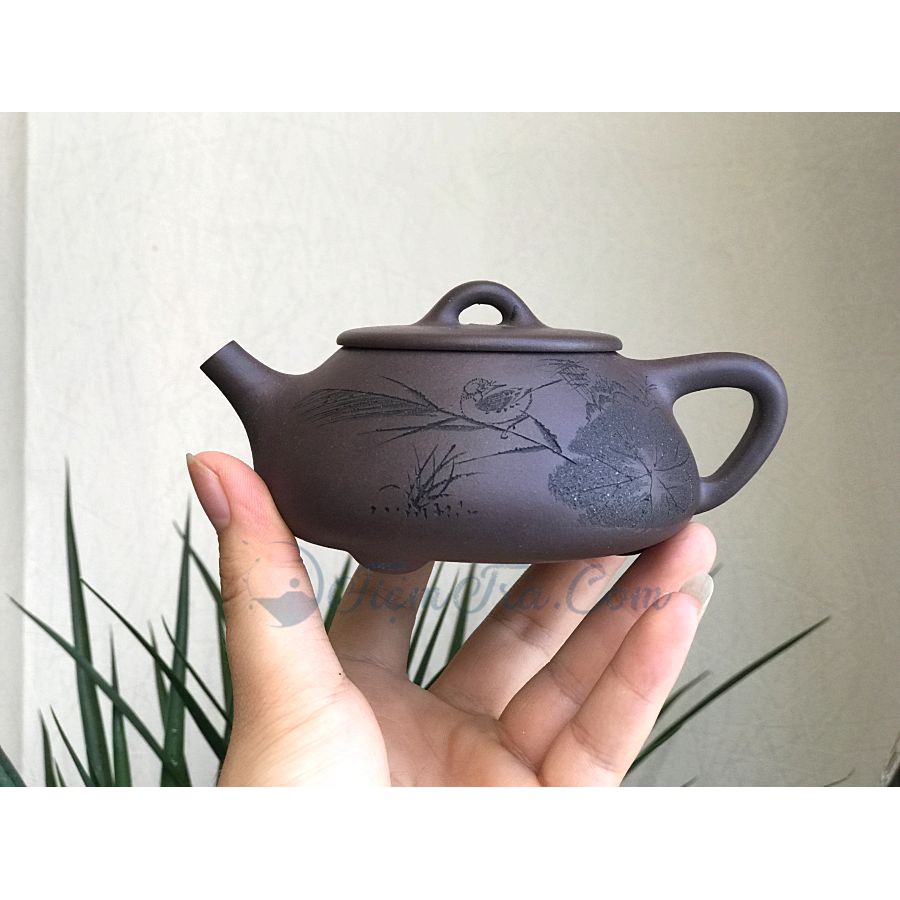 Ấm Tử Sa Thạch Biều Săn Mồi 210ml