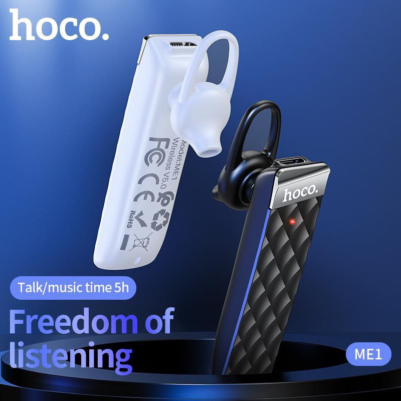 Tai nghe bluetooth Hoco ME1 Cool Mic V5.0 Pin dùng 5H - Hãng phân phối chính thức