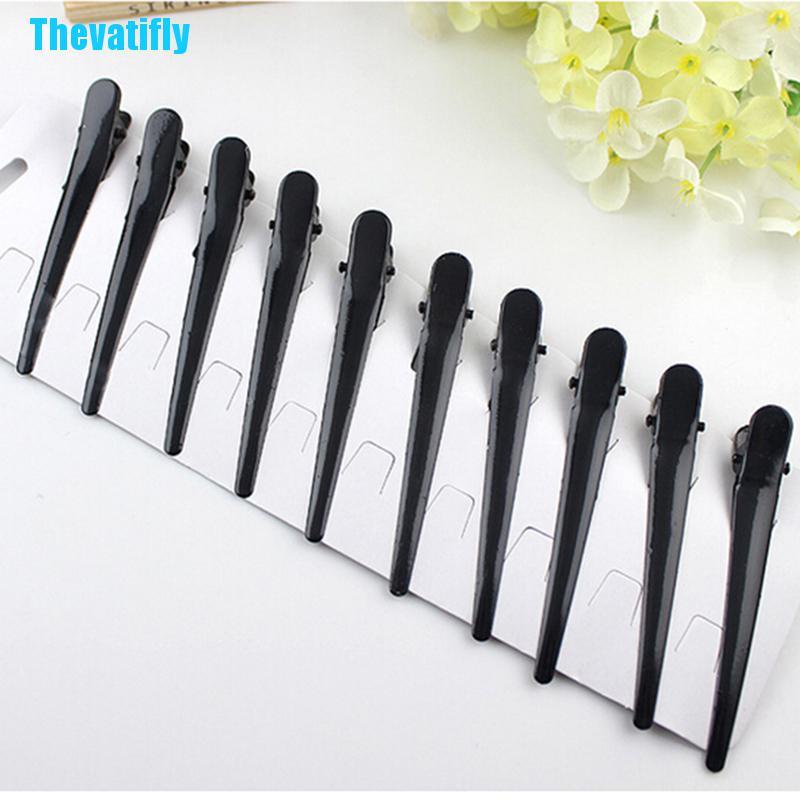 Bộ 10 Kẹp Tóc Kim Loại Màu Đen Tạo Kiểu DIY