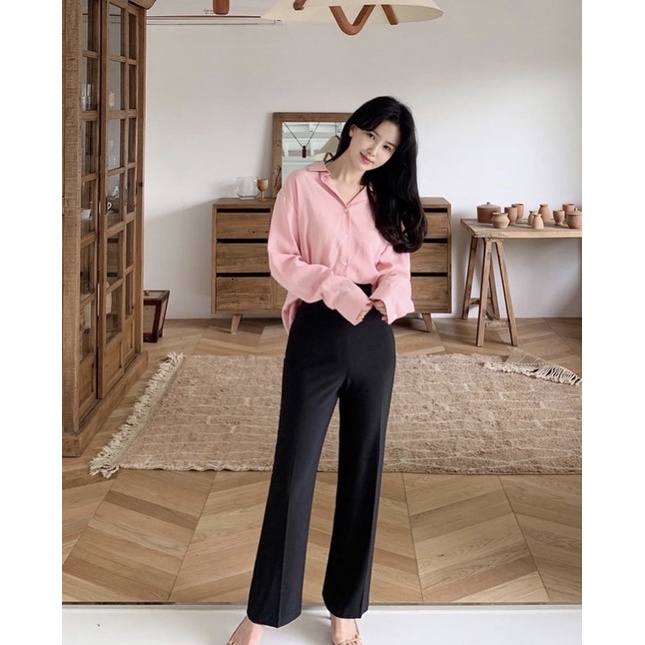 Quần âu ống đứng Lucen new cạp cao tôn dáng by Chansee | BigBuy360 - bigbuy360.vn