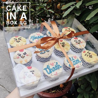 Hộp Cupcakes Nhựa trong 12 Bánh/ 10 hộp