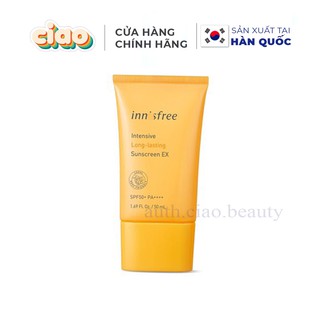 [ Mẫu 2021] Kem Chống Nắng Innisfree Intensive Triple Shield SPF50 50ml