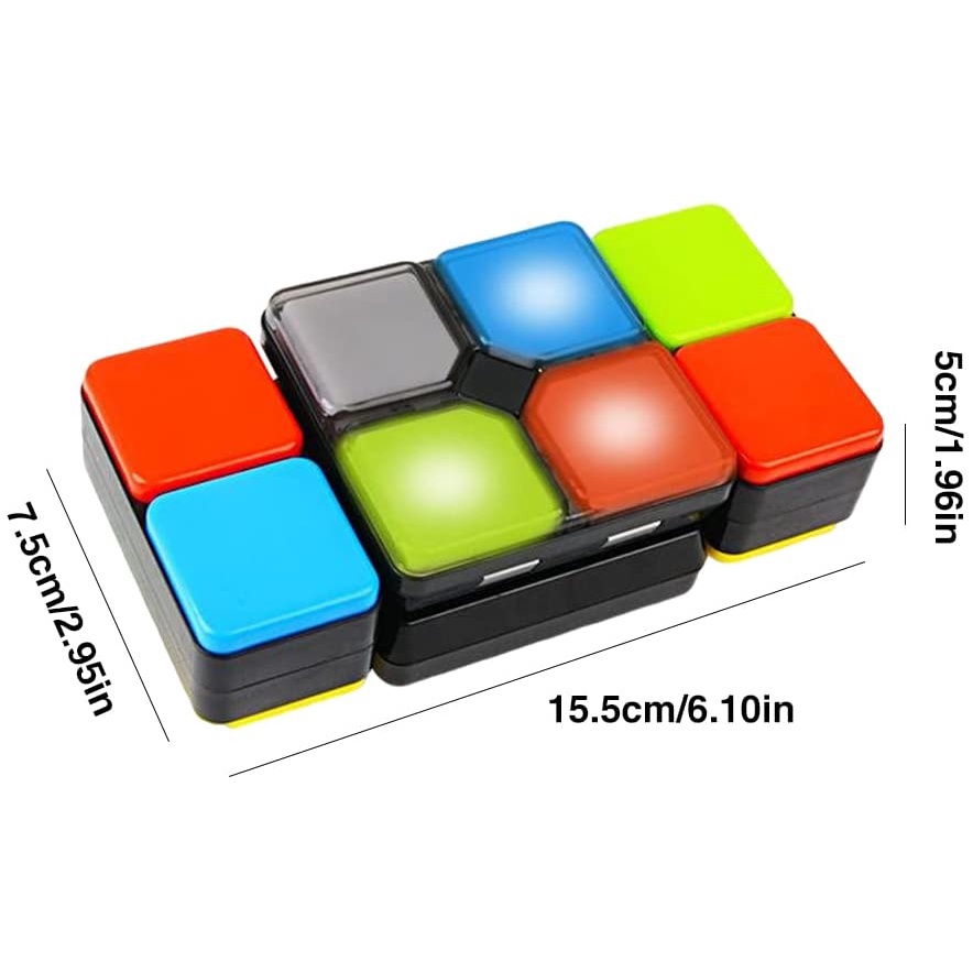 Đồ Chơi Khối Rubik Ma Thuật Có Nhạc Giúp Giảm Căng Thẳng Không Dùng Pin Cho Trẻ Em