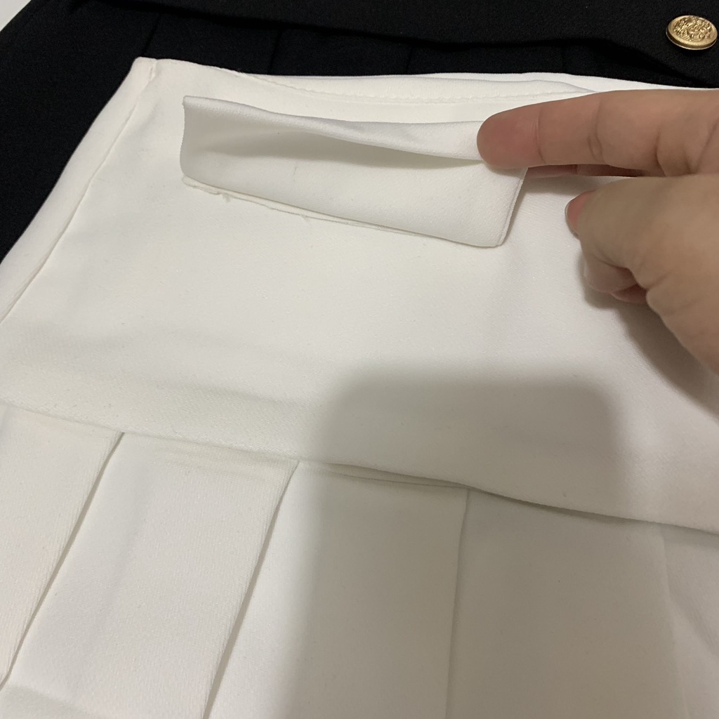 Chân váy Tennis thiết kế lưng cao kèm nắp túi đính khuy trẻ trung phong cách Hàn Quốc - Mã CV514-PANOSI