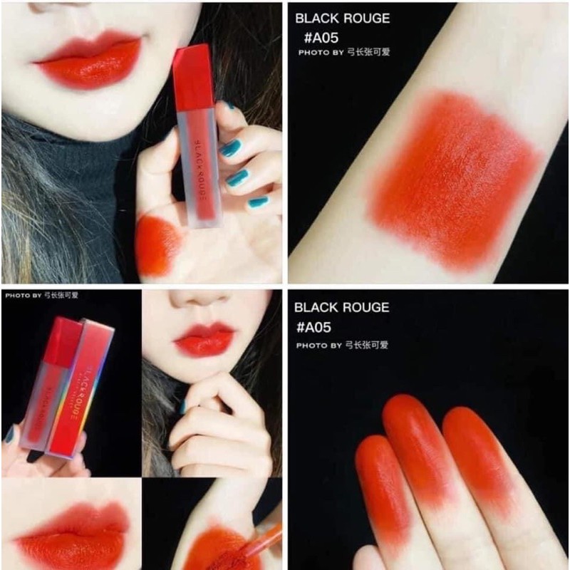 Son Black Rouge Air Fit Velvet Tint Ver 1 Màu A05 Marmalade – Đỏ Cam Tươi