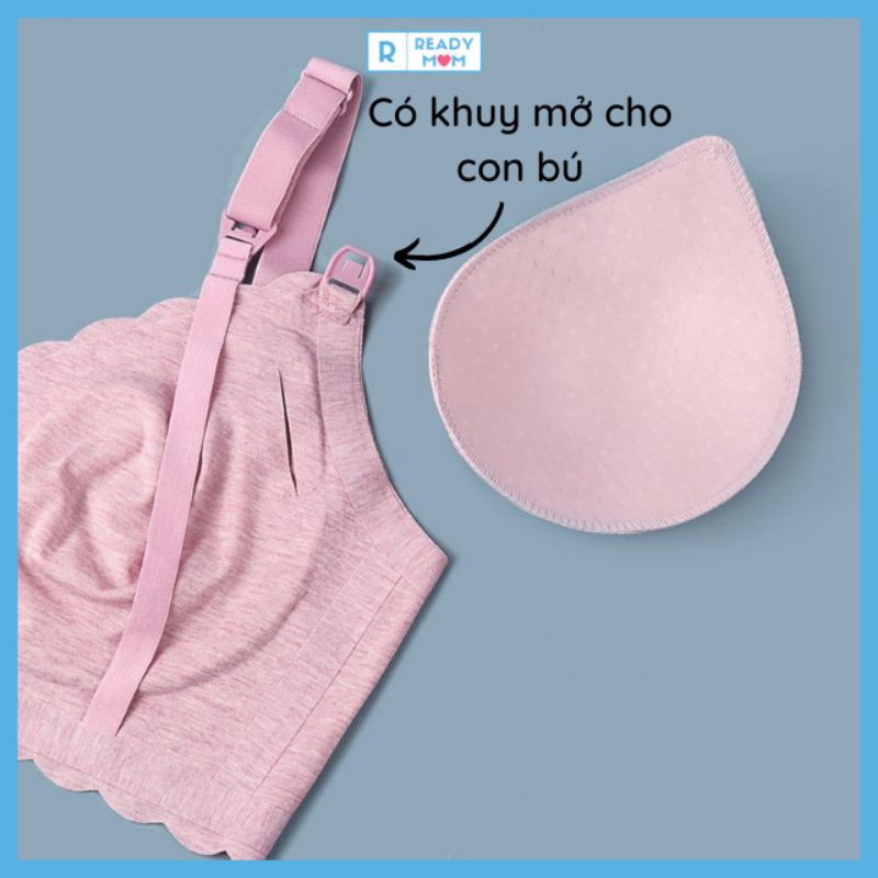 Áo Lót Bầu| Áo Ngực Cho Con Bú| Vải Modal| Siêu Mềm Mịn| Không Đường May| Ôm Và Nâng Ngực| EnjoyPreg| R05 Trung Quốc