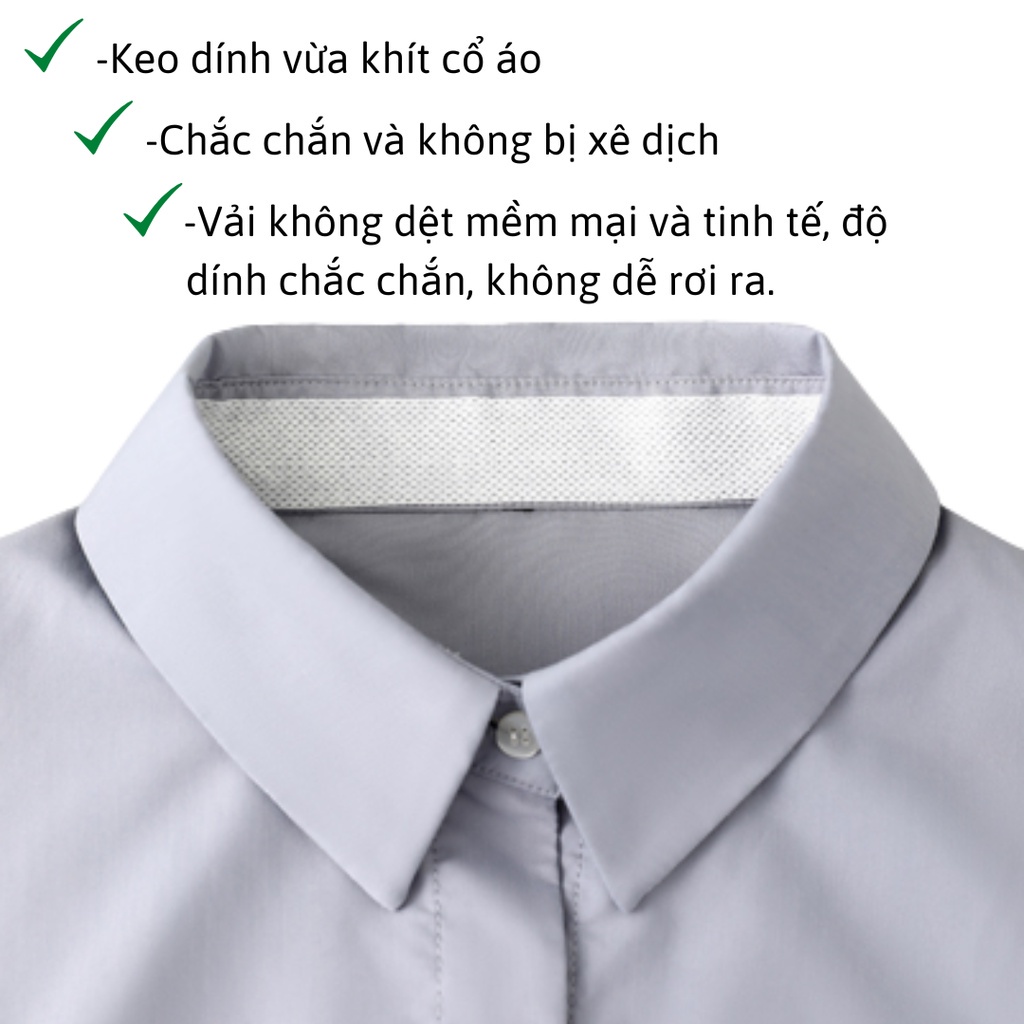 Cuộn Băng Dán Chống Thấm Mồ Hôi, Chống Bẩn Bụi Cổ Áo Sơ Mi BEBE CHIC Chống Bẩn Tay Áo Cuộn 8 Mét