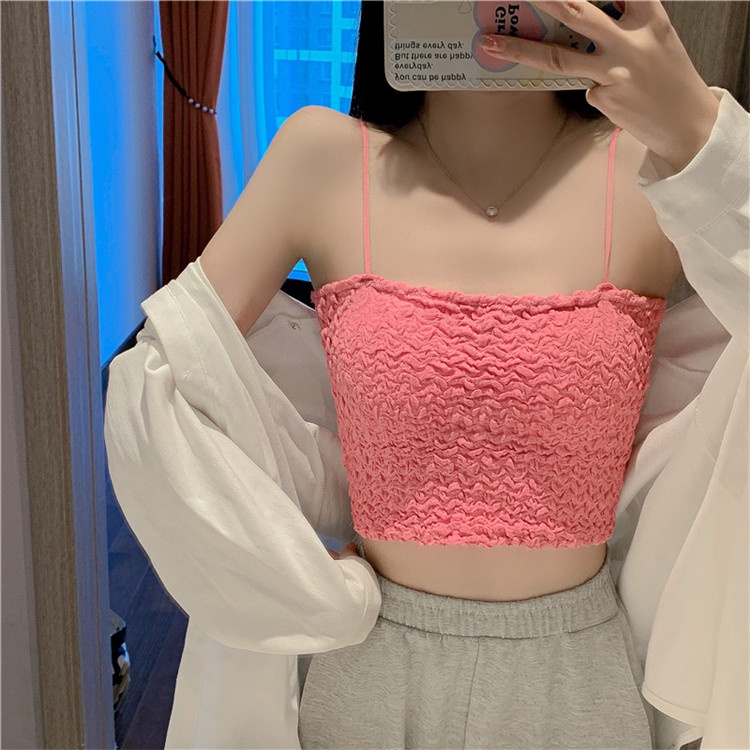 Áo Lót Một Mảnh Có Mút Đệm Ngực Thời Trang Mùa Hè Dành Cho Nữ
