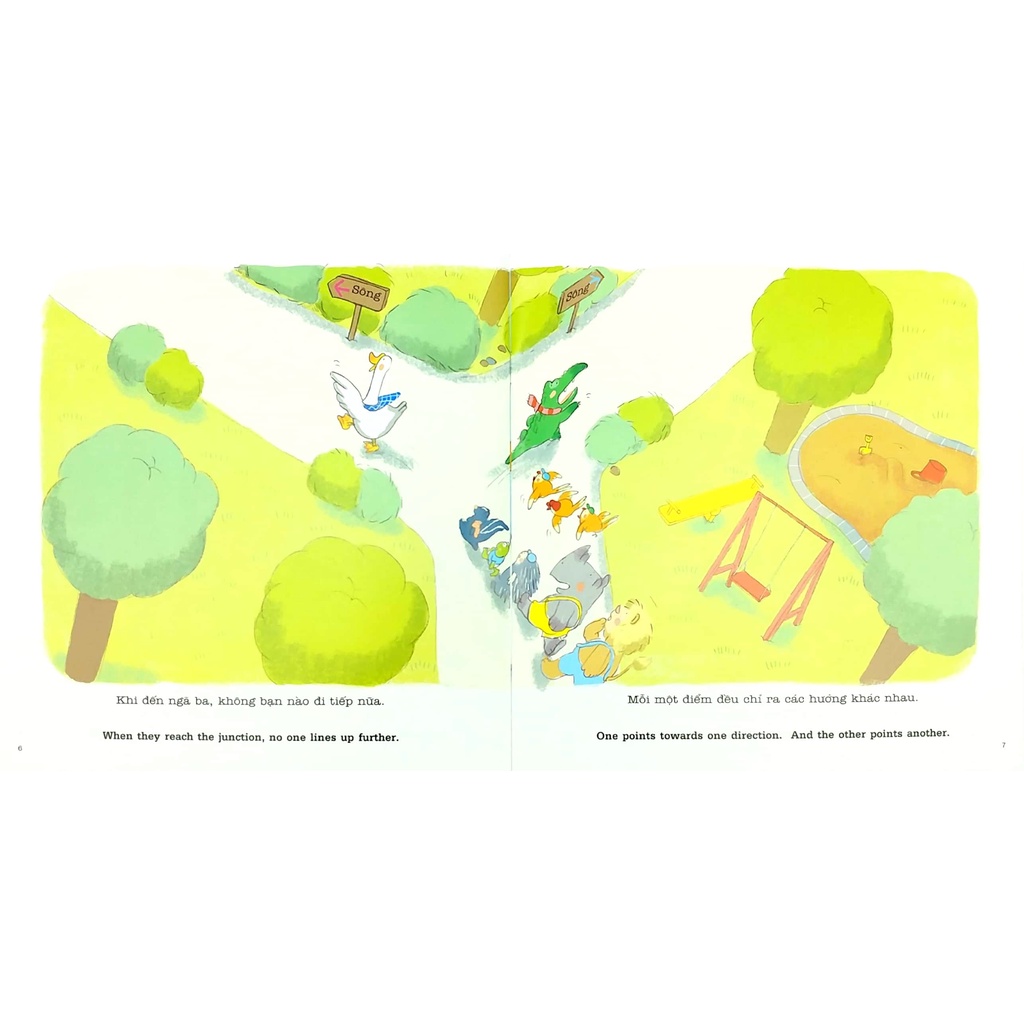 Sách Ehon - Cá Sấu Muốn Rẽ Phải (Tái Bản 2018)