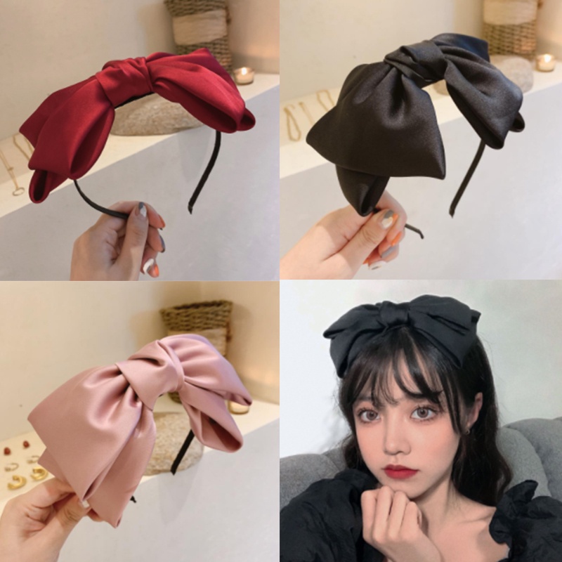 Cài tóc đính nơ xinh xắn nhiều màu sắc thời trang cho nữ