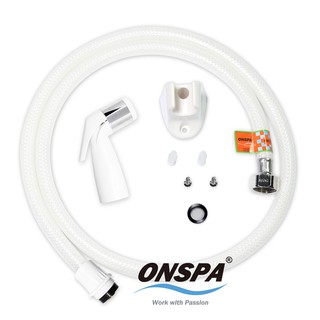 Bộ xịt vệ sinh cao cấp dây pvc xoay 360° onspa 114 1m2