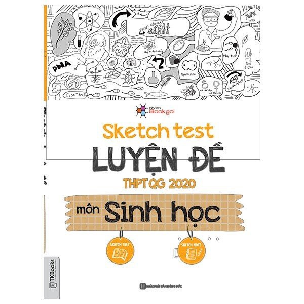 Sách - Sketch test luyện đề THPTQG 2020 môn Sinh học (MC)