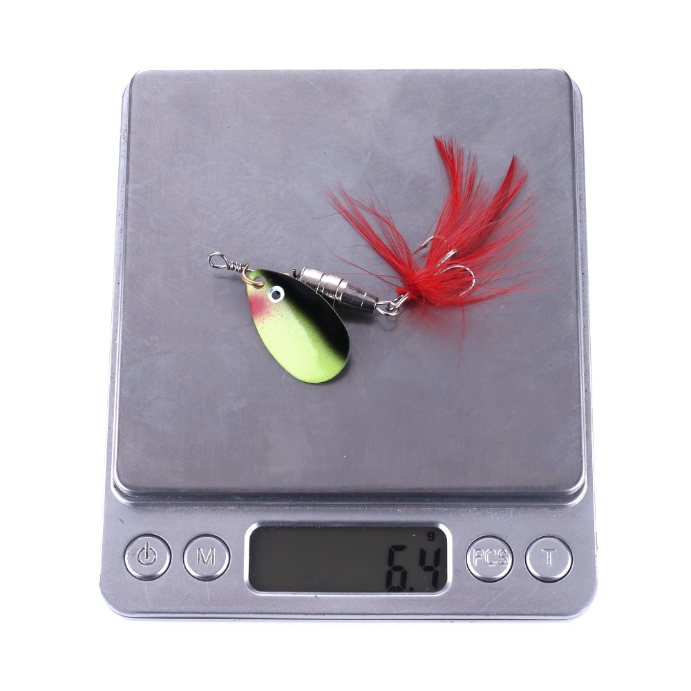 HENGJIA SPINNER 1 Mồi Câu Cá Giả Bằng Kim Loại 6cm - 6g