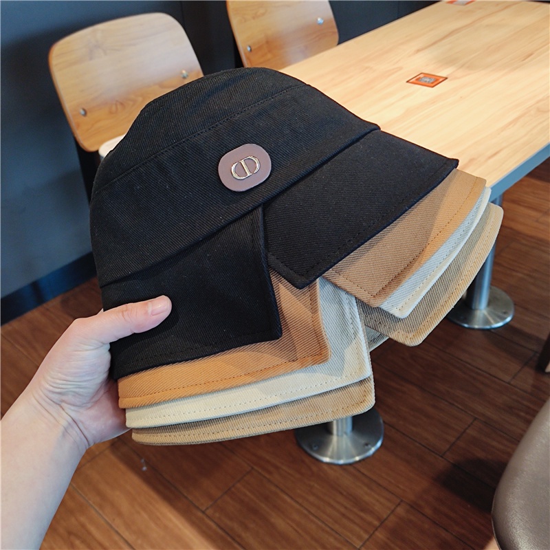 Nón Tai Bèo Màu Đen Phong Cách Hàn Quốc Thời Trang Mùa Xuân 2021