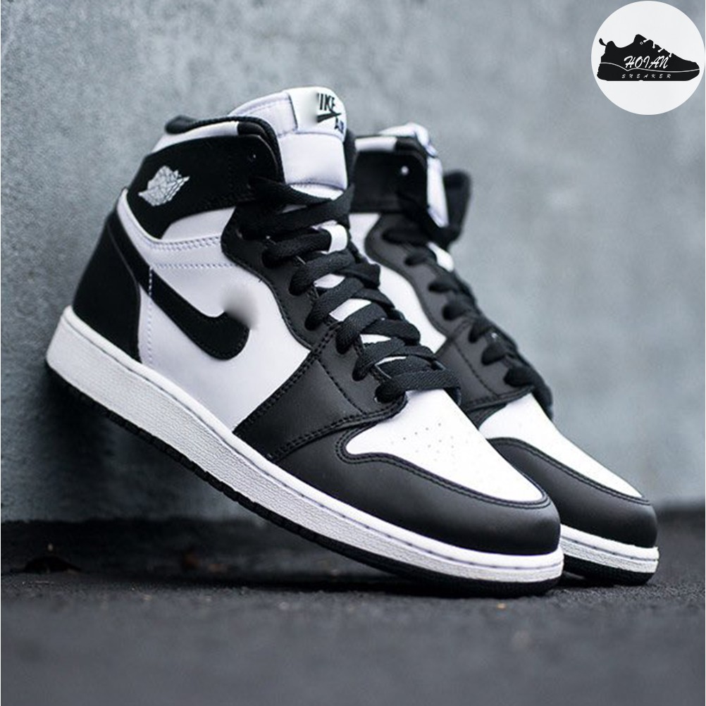 Giày Jordan 1 High Black White Nam - Giày JD1 Sneaker Bóng Rổ Cổ Cao Đen Trắng [FREE SHIP + HỘP GIÀY + HỘP BẢO VỆ]
