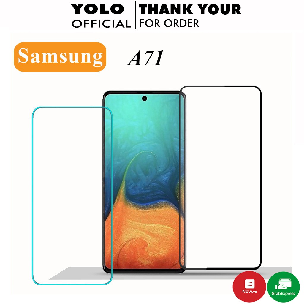 Kính Cường Lực SamSung A71 Trong Suốt Full Màn  Cảm ứng Nhạy [FM]