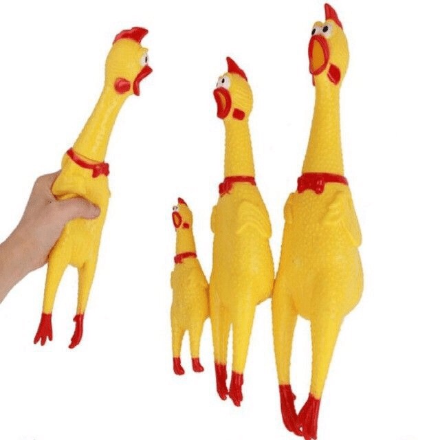 GÀ BÓP Biết Kêu Shrilling Chicken, Phát Ra La Hét Tiếng Gà Ngộ Nghĩnh, ❤Freeship❤ Đồ Chơi Cho Chó Mèo - HERO PET