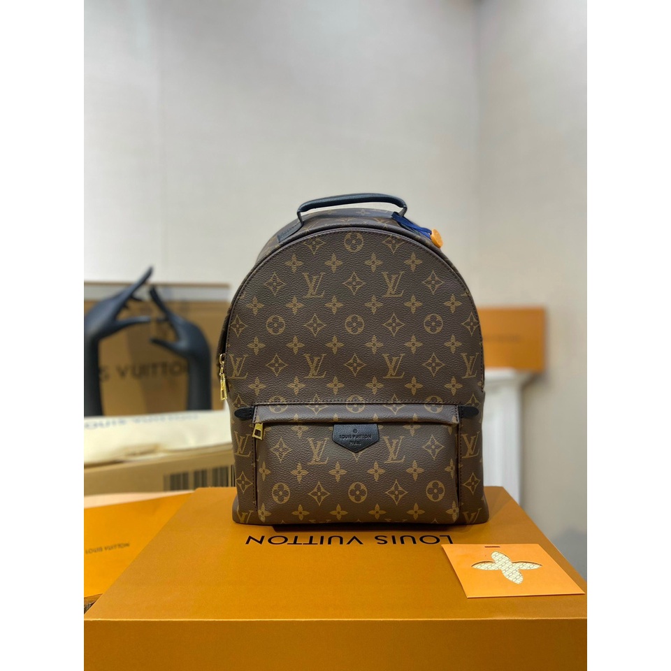 Balo nữ W266-26 hoa nâu  full box 2 lớp sang xịn mịn da siêu đẹp đanh dày sắc nét