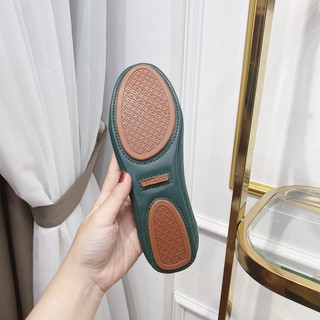 Giày bệt da thật