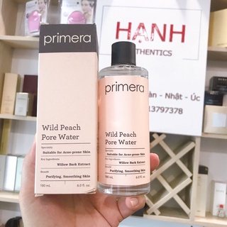 Nước cân bằng primera pore wild peach water 180ml