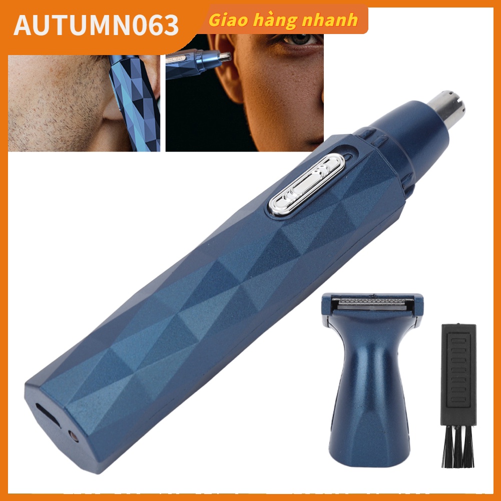 Mũi tỉa lông tai Clipper có thể sạc lại Chải Cạo mày Máy Không dây Cắt Tóc mai Autumn063