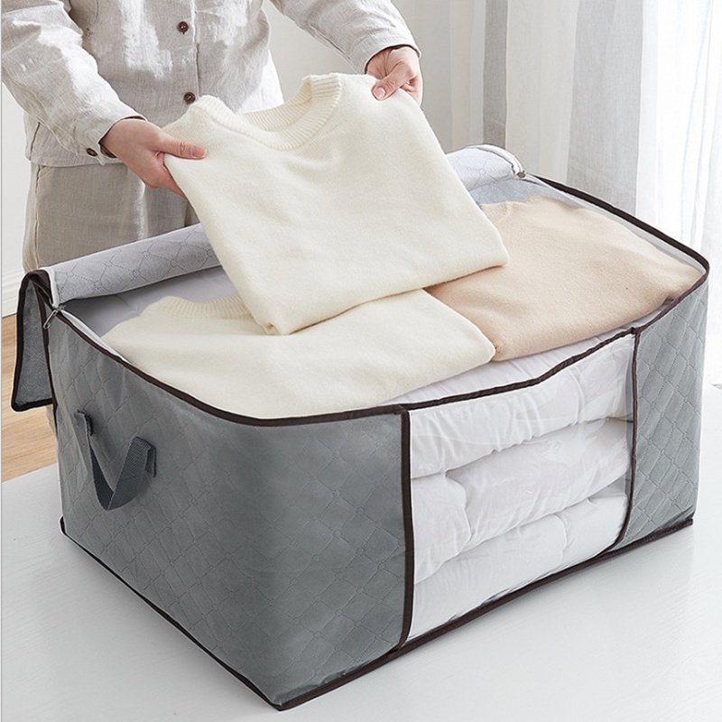 Túi Vải Đựng Quần Áo Chăn Màn Mền BIG SIZE 60cm Loại 1, Đựng Đồ Cỡ Lớn Dáng Ngang Đa Năng