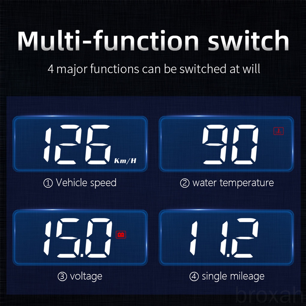 Đồng hồ đo tốc độ OBD 2 có màn hình hiển thị phản quang cho xe ô tô