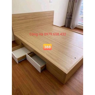 🔥 HOT 🔥--- Giường Gỗ MDF Giá Rẻ Nhất Hà Nội - Giá Học Sinh