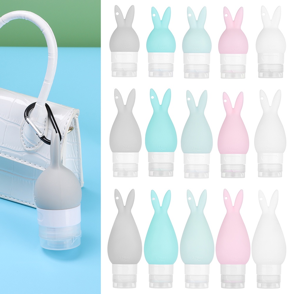[Hàng mới về] Chai chiết mỹ phẩm và sữa tắm mini bằng silicone tiện lợi dùng khi du lịch