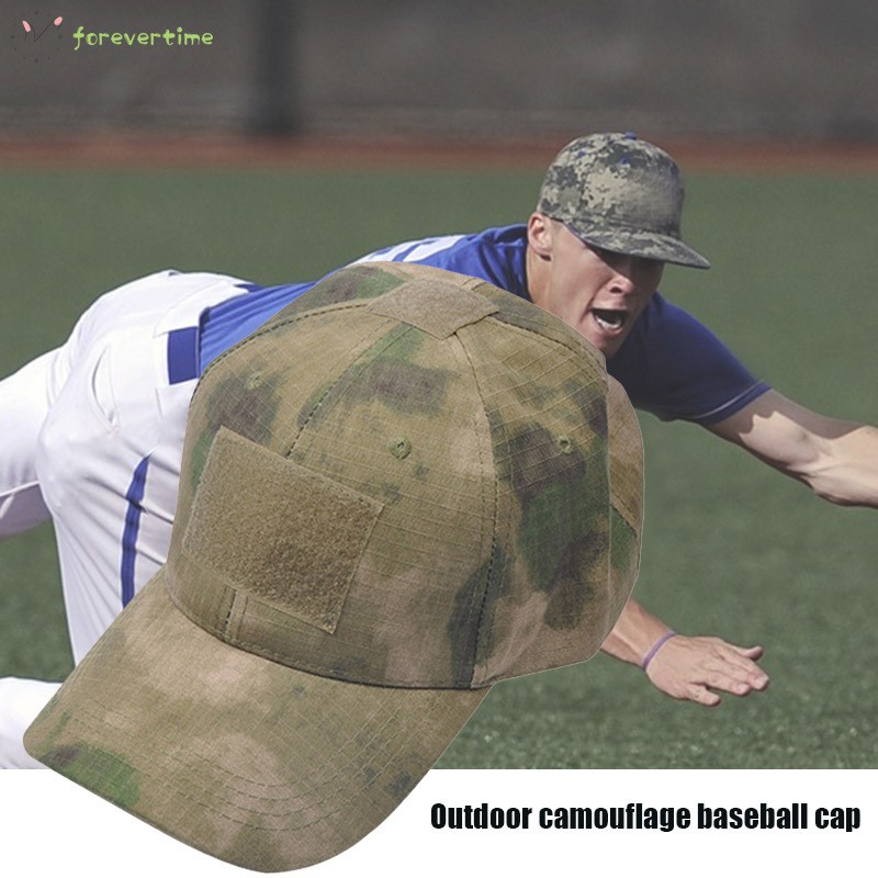 #mũ# Fashion Camouflage Baseball Cap Low Profile Sun Protection Visor Hats Hip Hop Unisex Outdoor