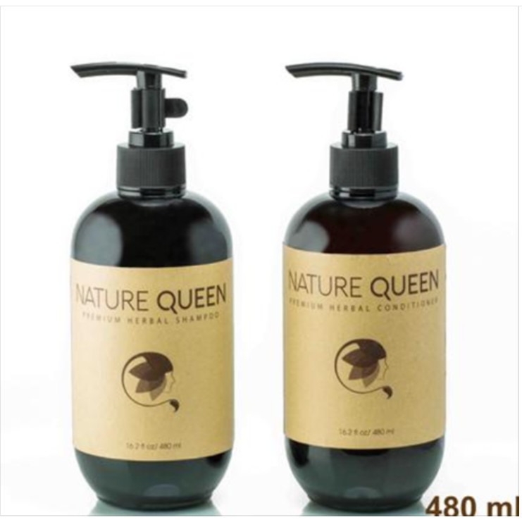 [480ml] Bộ gội xả Nature Queen