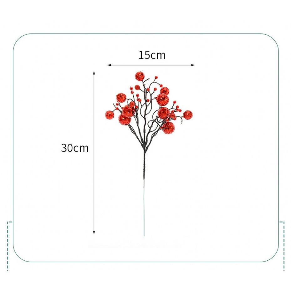 Phụ kiện trang trí nhà cửa hình trái cây lấp lánh thời trang