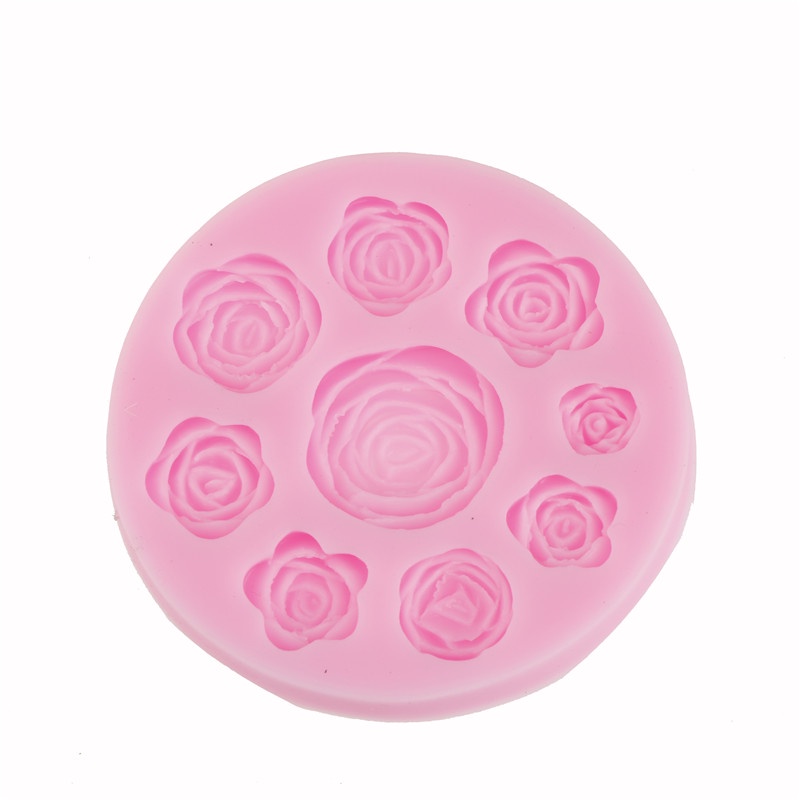 1 Khuôn silicone Tạo Hình Bông Hoa Trang Trí